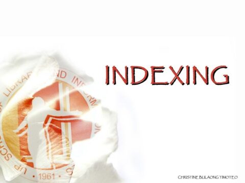 Indexing for the purpose of retrieval and dissemination